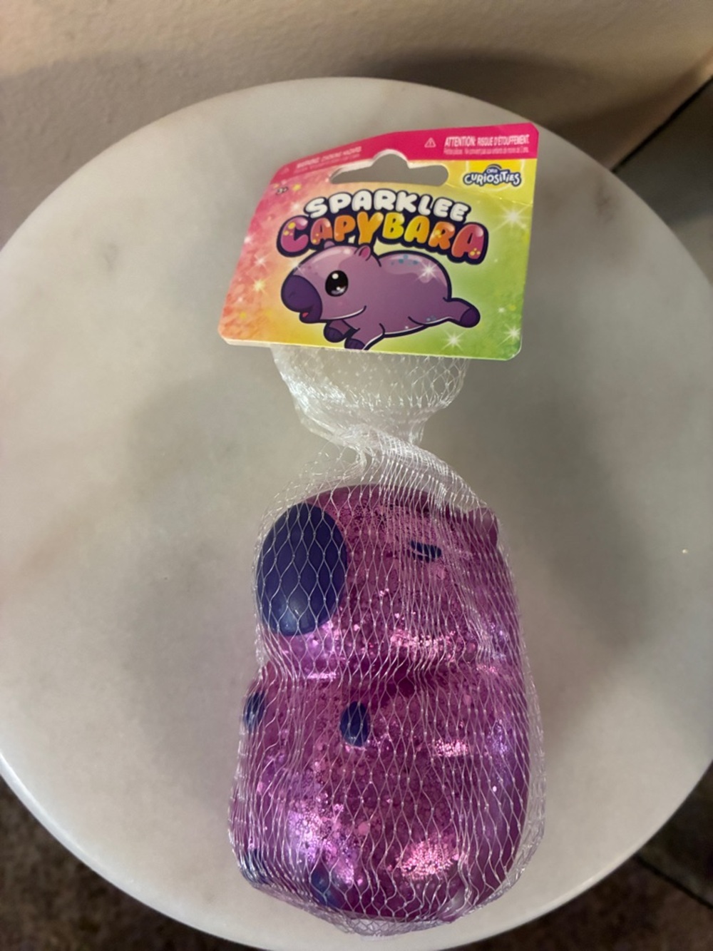 Sparklee Capybara Plush Toy - Purple